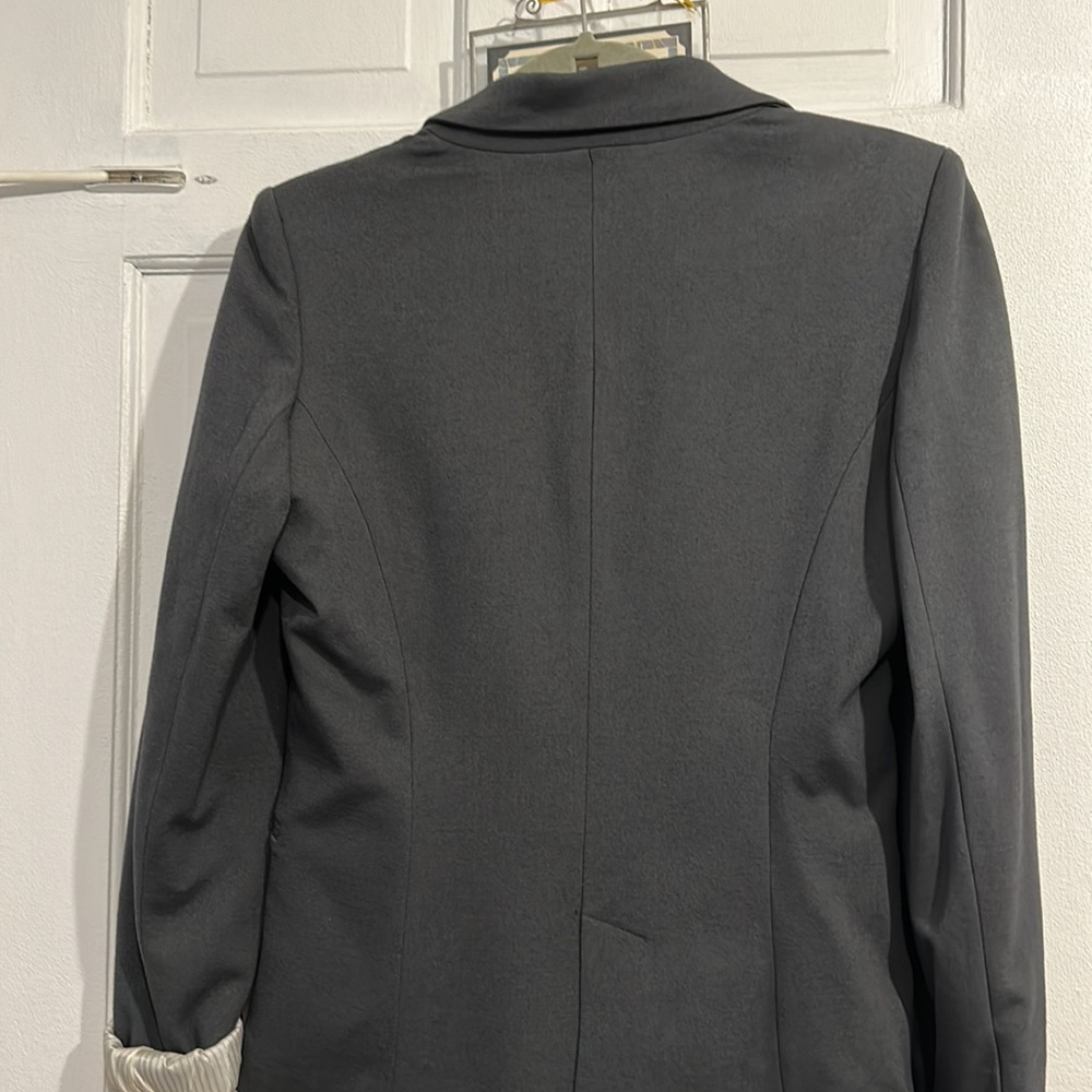 Sweet lined grey blazer - Picture 4 of 6